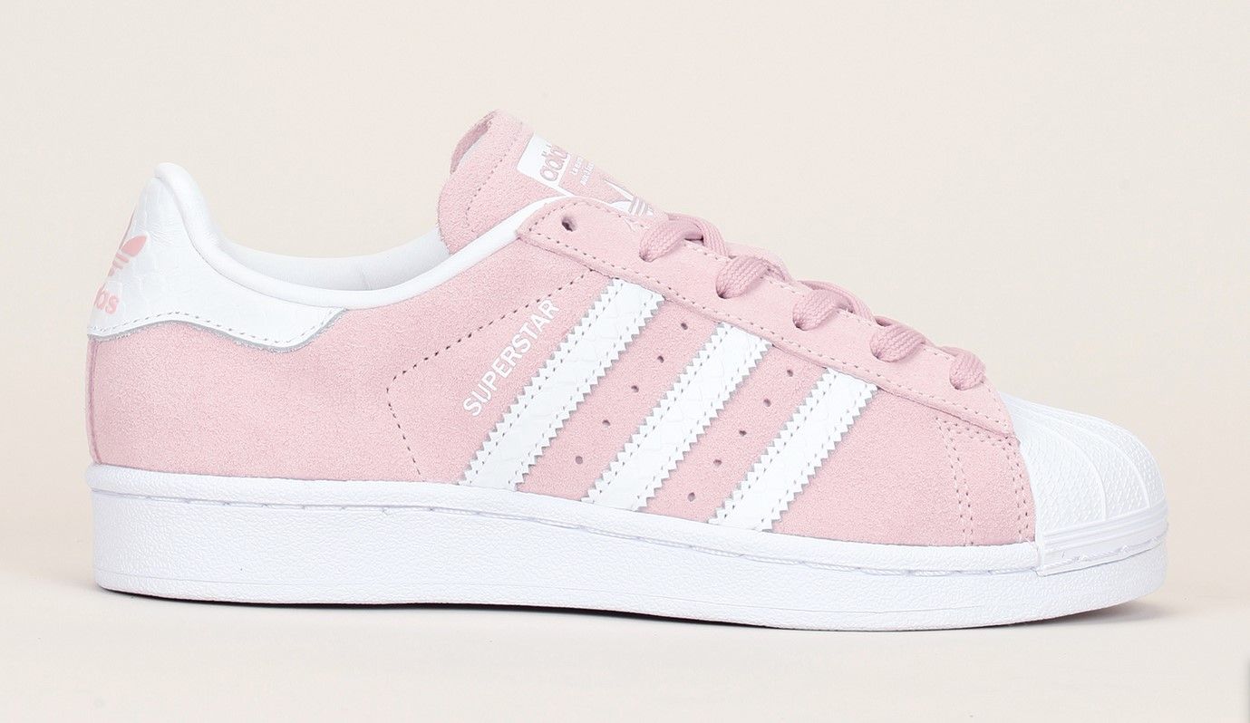 adidas superstar rose et noir